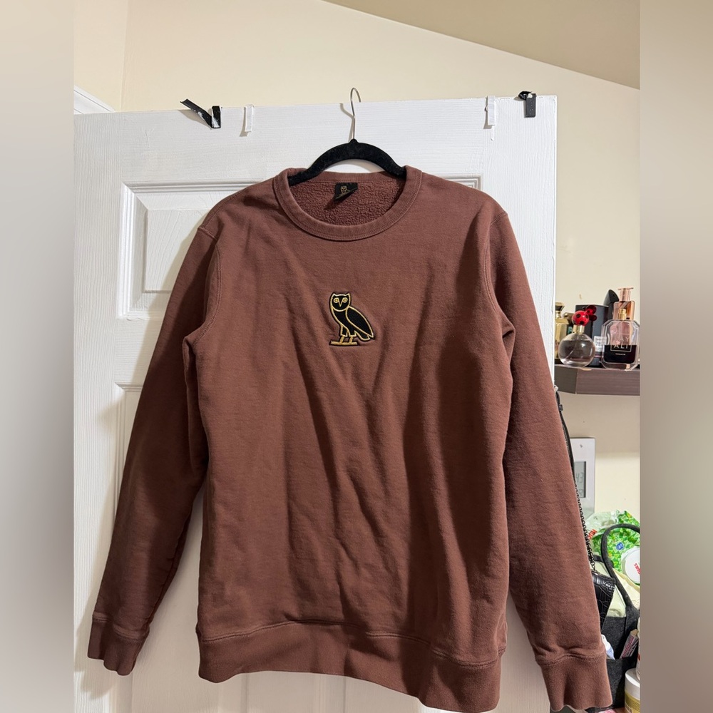 Brown Sweatshirt with OVO DRAKE